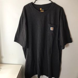 Mens Carhartt Front Pocket Short-Sleeve